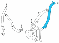 OEM Hyundai Hose Assembly-Oil Cooler Diagram - 25425-3D100