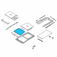 OEM Kia Sorento WEATHERSTRIP-PANORAMAROOF Diagram - 81630C5000