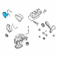 OEM 2002 Chrysler Sebring Cover-Timing Belt Diagram - MD376392