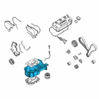 OEM 2005 Chrysler Sebring Pan-Engine Oil Diagram - MD350318
