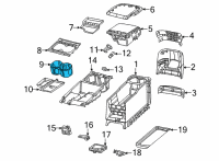 OEM 2021 Chrysler Voyager LINER-CUP HOLDER Diagram - 68530231AA