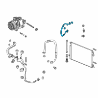 OEM 2021 Chevrolet Spark Hose & Tube Assembly Diagram - 42592095