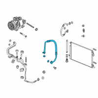 OEM 2021 Chevrolet Spark AC Hose Diagram - 42475148