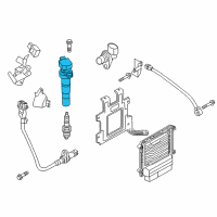OEM 2012 Kia Optima Ignition Coil Assembly Diagram - 273002G700