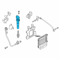 OEM 2011 Kia Optima Ignition Coil Assembly Diagram - 273002G700