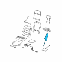 OEM 2003 Mercury Mountaineer Seat Back Heater Diagram - 1L2Z-14D696-AA