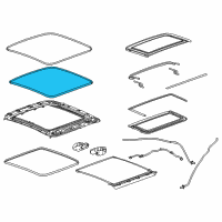 OEM 2015 Cadillac CTS Weatherstrip Diagram - 22926545