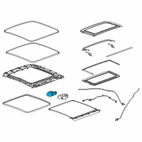 OEM 2015 Cadillac CTS Motor Diagram - 22885813