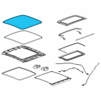 OEM 2016 Cadillac CTS Weatherstrip Diagram - 22926544