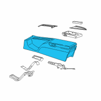 OEM Chrysler Crossfire Housing-Console Diagram - 1BQ10ARKAA