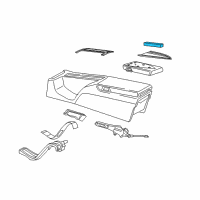 OEM Chrysler Crossfire CUPHOLDER-Console Mounted Diagram - ZC59XZAAA