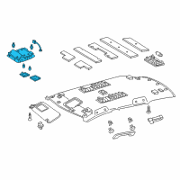 OEM 2016 Scion iM Map Lamp Assembly Diagram - 81260-12270-B0