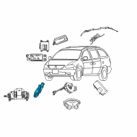 OEM Dodge Grand Caravan Sensor-Impact Diagram - 5170520AB