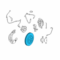 OEM 2015 BMW 760Li BRAKE DISC, LIGHTWEIGHT, VEN Diagram - 34-10-6-898-731