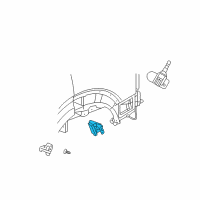 OEM 2012 Jeep Liberty Trigger-Tire Pressure Diagram - 56043332AE