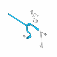 OEM 2022 Toyota Avalon Stabilizer Bar Diagram - 48811-06290