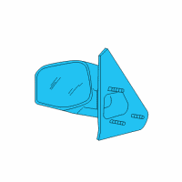 OEM 2003 Ford Explorer Sport Trac Mirror Diagram - 3L2Z-17682-CAA