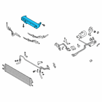 OEM 2021 Ford Police Interceptor Utility Auxiliary Cooler Diagram - L1MZ-7869-A