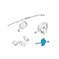 OEM 2011 Nissan Altima Sensor-Side Air Bag Diagram - 98830-ET08A