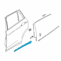 OEM 2017 BMW X1 Bumper Guard, Primed, Rear Right Diagram - 51-13-8-067-708