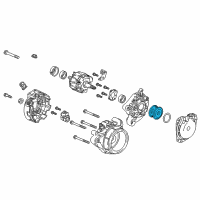 OEM 2017 Honda Civic Pulley Diagram - 31141-5BA-A51