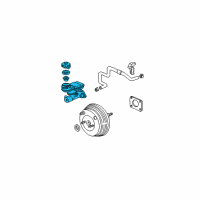 OEM 2005 Acura RSX Master Cylinder Assembly Diagram - 46100-S5D-A51