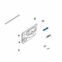 OEM 2003 Kia Rio Window Switch Diagram - 93575FD100