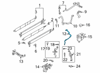 OEM 2022 Ford F-150 HOSE - WATER Diagram - ML3Z-8N029-B