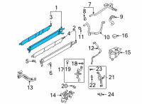 OEM 2022 Ford F-150 RADIATOR ASY Diagram - ML3Z-8005-C