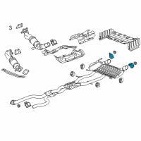 OEM Cadillac Actuator Hanger Diagram - 23328485