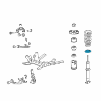 OEM Cadillac CTS Lower Insulator Diagram - 15840317