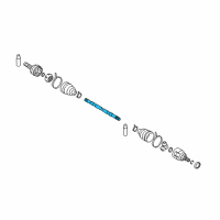 OEM 2017 Nissan Rogue Sport Shaft-Rear Drive Diagram - 39704-1HC0C