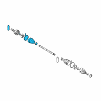 OEM 2022 Nissan Rogue Sport Repair Kit Dust Boot Outer Diagram - C9BDA-2U62H