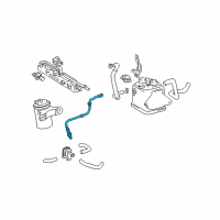 OEM 1998 Toyota Sienna Oxygen Sensor Diagram - 89465-45010