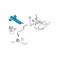 OEM 1998 Toyota Sienna Valve Set, Emission Control Diagram - 25701-20100