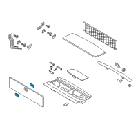 OEM 2020 Ford Expedition Handle Diagram - JL1Z-78454A16-AG