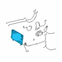 OEM Lexus LS430 CONDENSER Assembly Diagram - 88460-50181