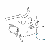 OEM Lexus LS430 Tube Sub-Assy, Liquid, A Diagram - 88710-50671