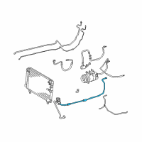 OEM 2004 Lexus LS430 Tube Sub-Assy, Liquid, A Diagram - 88710-50661