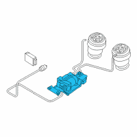 OEM BMW X5 Rp Air Supply System Diagram - 37-20-6-875-177