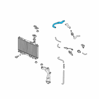 OEM 2005 Honda Civic Hose, Water (Upper) Diagram - 19501-PZA-000