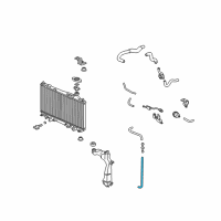 OEM 2005 Honda Civic Hose A, Reserve Tank Diagram - 19103-PZA-000