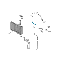 OEM 2005 Honda Civic Hose (250MM) (ATf) Diagram - 25211-P3R-003