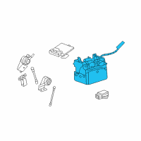 OEM Cadillac Escalade ESV Compressor Diagram - 22941806