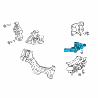 OEM 2014 Ram 1500 Bracket-Transmission Mount Diagram - 68160949AB