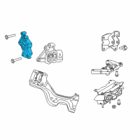 OEM 2019 Ram 1500 Classic INSULATOR-Engine Mount Diagram - 68159766AE