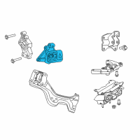 OEM 2017 Ram 1500 INSULATOR-Engine Mount Diagram - 68159767AE