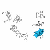 OEM 2015 Ram 1500 Bracket-Transmission Mount Diagram - 68159782AB