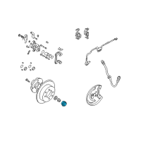 OEM 2006 Hyundai Tiburon Cap-Wheel Hub Diagram - 52746-34000