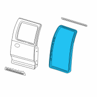 OEM 2002 Lincoln Blackwood Weatherstrip Diagram - YL3Z-1625325-BA